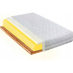 Materac piankowy hipoalergiczny 110x200 visco memory kokos h2