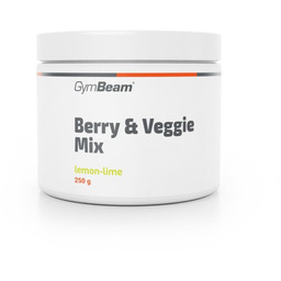 GymBeam Mieszanka jagód i warzyw 250 g limonka