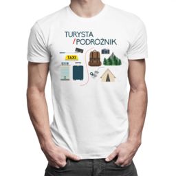 Lista różnic - podróżnik a turysta - męska