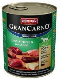 ANIMONDA Grancarno Adult Dog Jeleń + jabłko 800g