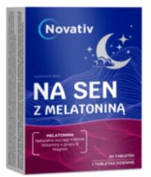 Novativ Na sen z melatoniną, 30tabl.