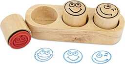TRENDHAUS 952509 zestaw stempli nauczycielskich Smiley, w zestawie