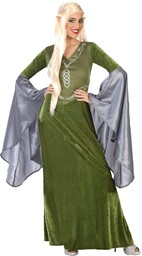 Atosa 54520 kostium elf księżniczka kobieta XS-S zielony