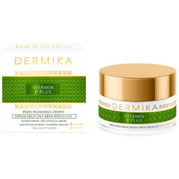 Dermika Vitamin P Plus, Przeciwzmarszczkowy Hipoalergiczny Krem Półtłusty,