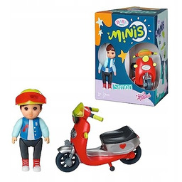 Baby Born Minis Lalka Simon Figurka + skuter