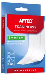 APTEO Plaster tkaninowy z opatrunkiem 1 m x