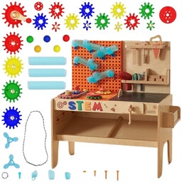 Masterkidz Drewniany Warsztat Xxl Montessori Stem Z Narzędziami