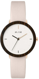 Zegarek MAM MAM636. Kwarcowy, Kolor biały. Unisex.