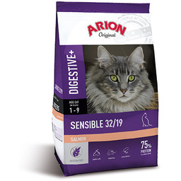 Arion, karma dla kotów, Original Cat Sensible Salmon,