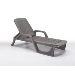 Leżak ogrodowy Nilo cappucino rattan