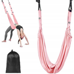 CHUSTA AKROBATYCZNA DO JOGI ROCIĄGANIA MIĘSNI MATERIAŁOWA SZARFA