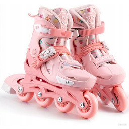 Rolki Dziecięce Regulowane Led rozmiar S:26-29 na prezrnt,dla