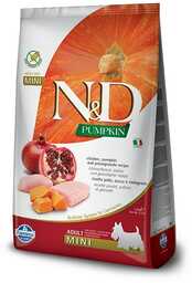 N&D Pumpkin Dog Mini Adult Chicken/Pomegranate Grain-free -