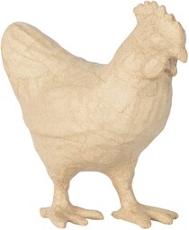 Décopatch SA228C Kurczak z Masy Papierowej, 19 cm,