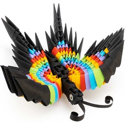 Origami 3D 501821-3D origami motyl piękna papierowa rzeźba