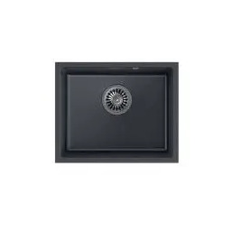 Quadron HQA4640CZK Alec 40 Kompozytowy Czarny Zlewozmywak prostokątny