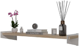Edinos Skandynawska półka na kwiaty biały + dąb