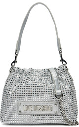 Torebka LOVE MOSCHINO JC4138PP1MLL196B Srebrny