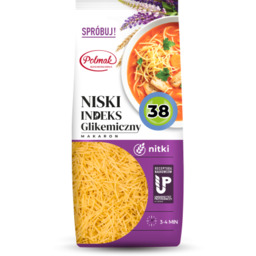 Makaron NITKI z niskim indeksem glikemicznym 250g POLMAK