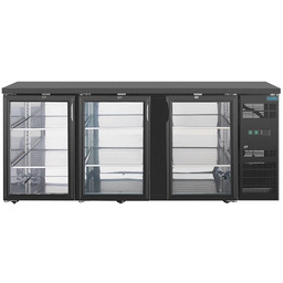 Polar Refrigeration Chłodziarka barowa z 3-przeszklonymi drzwiami uchylnymi
