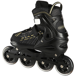 Nils Extreme Łyżworolki NA1128 czarno-złote