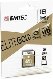 Emtec SDHC 16 GB Class10 Gold + 16