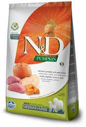 N&D Pumpkin Dog Adult Medium/Large Boar/Apple Grain-free -
