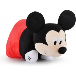 Poduszka Myszka Miki Disney 43x28 cm czarna pluszowa