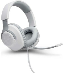 JBL Quantum 100 Nauszne Biały Słuchawki przewodowe