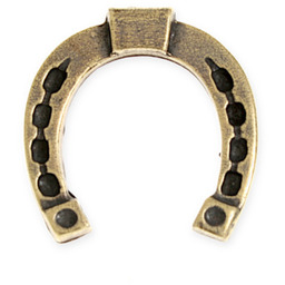 FIGURKA ZŁOTA PODKOWA AMULET podkowa dla miłośników koni
