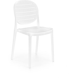 Krzesło plastikowe k529 biały halmar