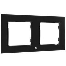 SHELLY Ramka do włączników WF 2 Czarny