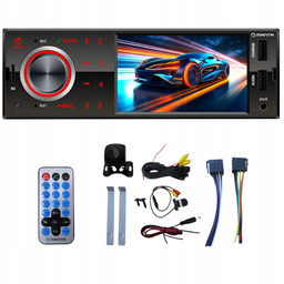 Radio Samochodowe Radioodtwarzacz Kamera Cofania Bt Aux Usb