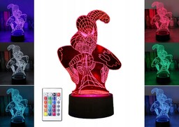Lampka Nocna 3D Led Pilot Spider Man