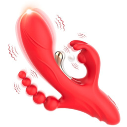 Wibrator króliczek ze stymulatorem analnym