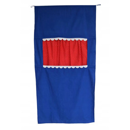 Teatrzyk materiałowy do zamontowania w drzwiach 150x75cm Polka