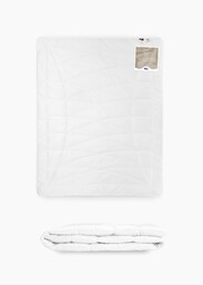 Kołdra wełniana 200x200 biała letnia 600 g Kaszmir