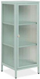 Witryna jednodrzwiowa miętowa mat 40 x 102 cm