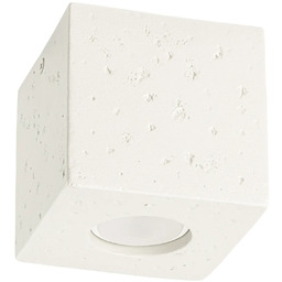 Lumes Kwadratowy beżowy plafon s tylu loft E6-G99