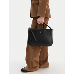 Torebka Tommy Hilfiger Th Glam Satchel AW0AW18145 Czarny