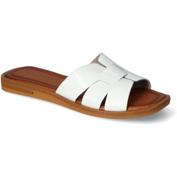 Klapki Cambell 25-64310WH Białe