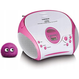 Radioodtwarzacz CD Boombox Lenco SCD-24 Różowy