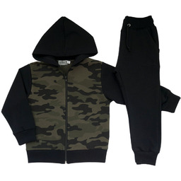Komplet dresowy dla chłopca MORO wojskowe kieszenie