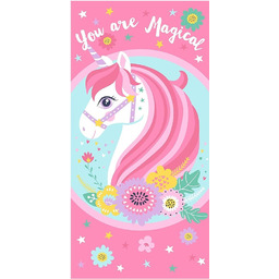 Sunny Textile Disney Jednorożec Ręcznik Plażowy. 70 x