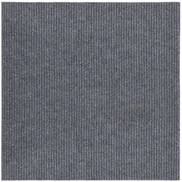 Elior Szary dywan z prążkami 100x100 P1-C71