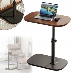 Stolik Kawowy Regulowany Nocny Pomocniczy Loft Boczny