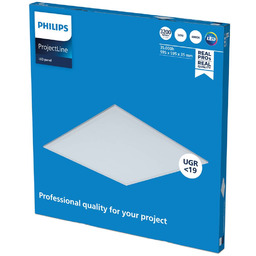 Philips Panel LED ProjectLine, biały / opal, biuro,