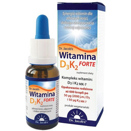Witamina D3 K2 Forte suplement diety w kroplach
