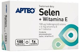 Selen + Witamina E, 100tabl.