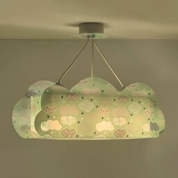 Dalber Cloud Green żyrandol chmura, zielony